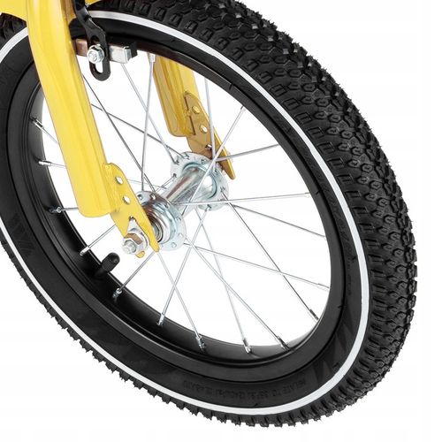 Rower dziecięcy 14 cali - żółty na Arena.pl