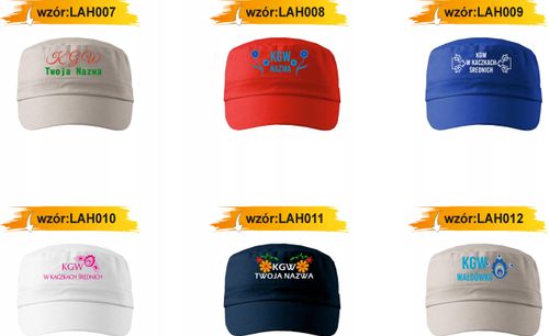 CZAPKA LETNIA LATINO Z DASZKIEM HAFT KGW koło gospodyń wiejskich twój tekst na Arena.pl