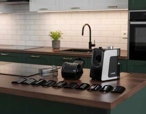 SZATKOWNICA ELEKTYCZNA DO WARZYW 250W 5 OSTRZY ZE STALI NIERDZEWNEJ na Arena.pl