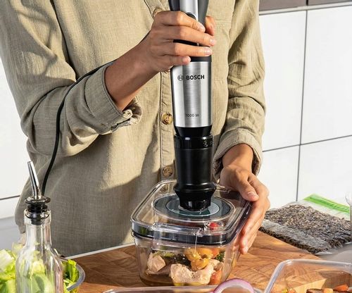 Blender ręczny Bosch Ergomixx MS6CM61V2 1000W Turbo pakowanie próżniowe na Arena.pl