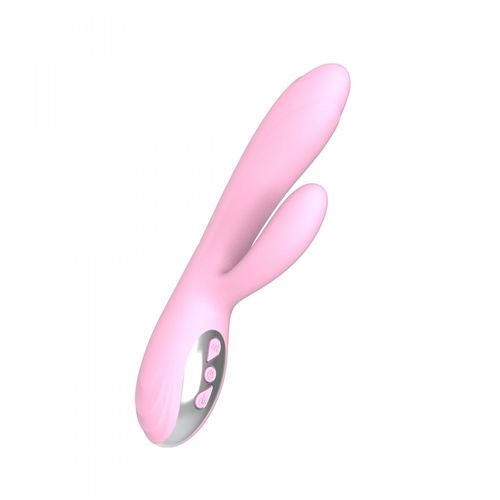 wibrator joker heating double vibrating massage stick  pink na Arena.pl