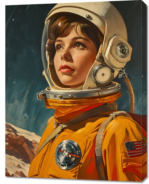 Obraz 70x90cm Pionierka Kosmosu zdjęcie 1