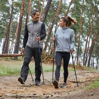 Kijki trekkingowe kije nordic walking AMORTYZACJA korek