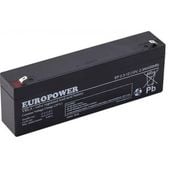 AKUMULATOR AGM EUROPOWER 12V 2.3AH BEZOBSŁUGOWY DŁUGA ŻYWOTNOŚĆ