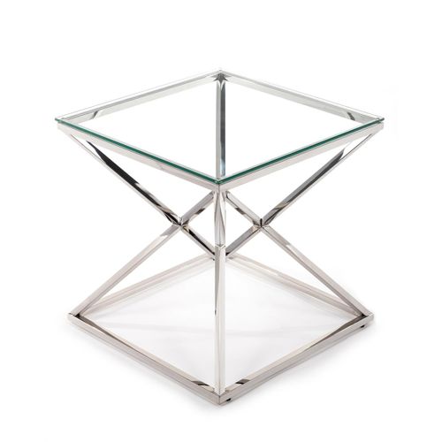 STOLIK KAWOWY DIAMANTO SILVER 60 CM na Arena.pl