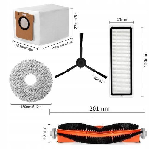 Akcesoria szczotki filtry mopy worki do XIAOMI Vacuum X20+ X10+ S10+ na Arena.pl