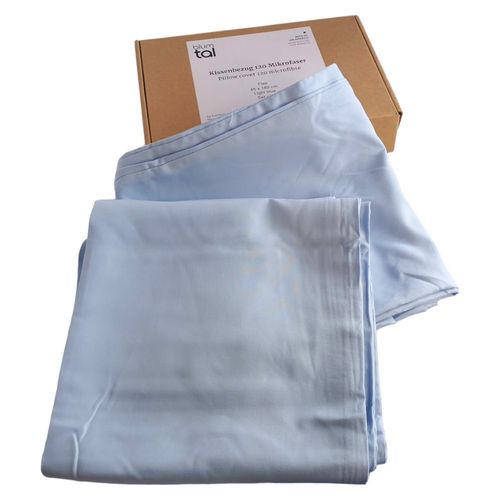 Poszewka na Poduszkę Mikrofibra 45x185 Błękit 2szt na Arena.pl