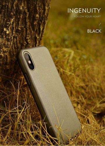 Etui Benks Eleleat Leather Case iPhone X Black na Arena.pl