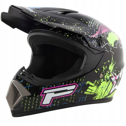 KASK CROSS GOGLE RĘKAWICE NA CROSS ENDURO QUAD ROWER BMX HULAJNOGA XS na Arena.pl