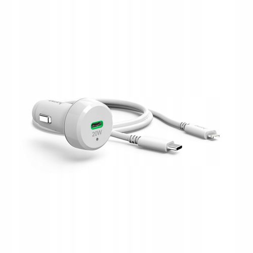 Ładowarka samochodowa HAMA PD/Qualcomm 20W + Kabel Typ-C - Lightning na Arena.pl