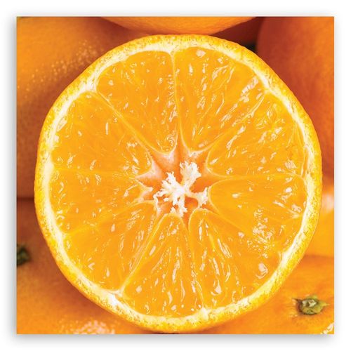 Emaga Obraz na płótnie, Pomarańcza owoce makro - 30x30 na Arena.pl