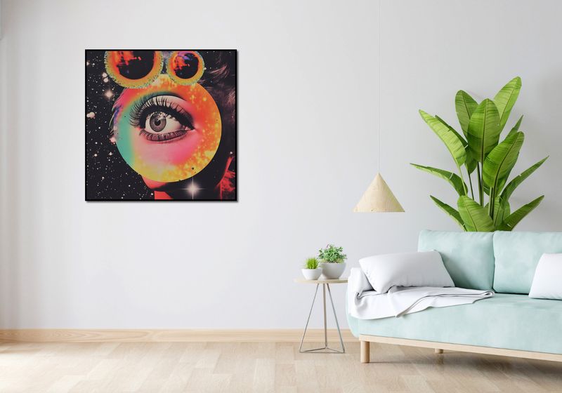 Plakat 90x90cm Oko w Kosmosie zdjęcie 4