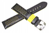 Pasek do zegarka - Morellato A01X5272C91197CR20 czarny 20mm