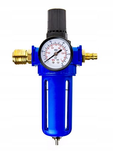 REDUKTOR CIŚNIENIA FILTR POWIETRZA ODWADNIACZ REGULATOR 1/2 10BAR KOMPRESOR na Arena.pl