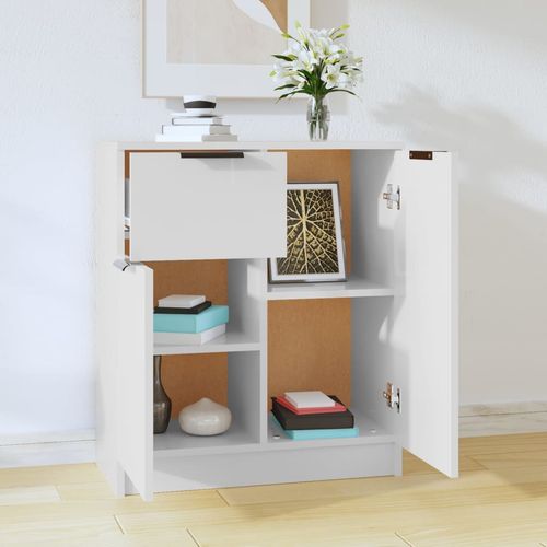 Szafka, biała, 60x30x70 cm, materiał drewnopochodny na Arena.pl