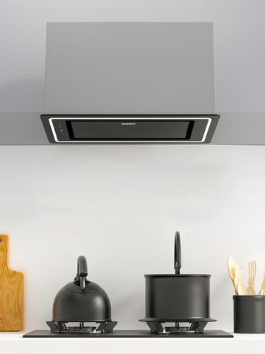 Okap kuchenny podszafkowy do zabudowy 52cm czarny LED premium Berdsen na Arena.pl