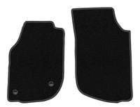 Dywaniki przednie welurowe czarne do: Volvo 940 / 960 FL 1990-1998 sedan