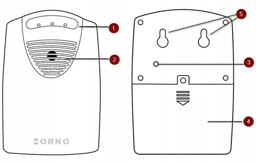 SYGNALIZATOR WEJŚCIA ALARM BEZPRZEWODOWY 2x CZUJNIK RUCHU PIR ZASIĘG 120m na Arena.pl