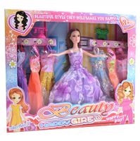 LALKA SUKNIA BALOWA ZESTAW UBRANEK RÓŻNE WZORY