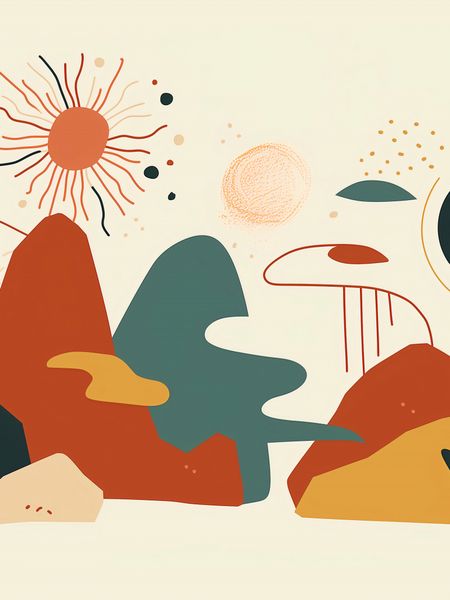 Plakat 30x40cm Kosmos Barw zdjęcie 1