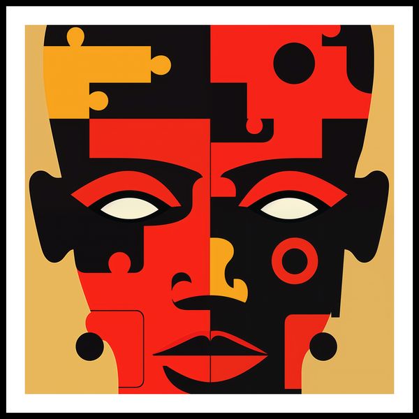 Plakat 60x60cm Puzzle Tożsamości zdjęcie 3