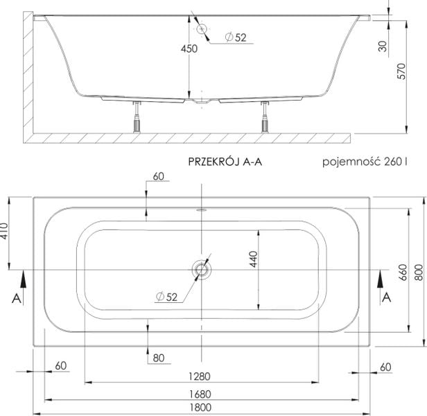 Wanna z hydromasażem prostokątna VESSA DUO 180x80 jacuzzi spa Polska zdjęcie 3