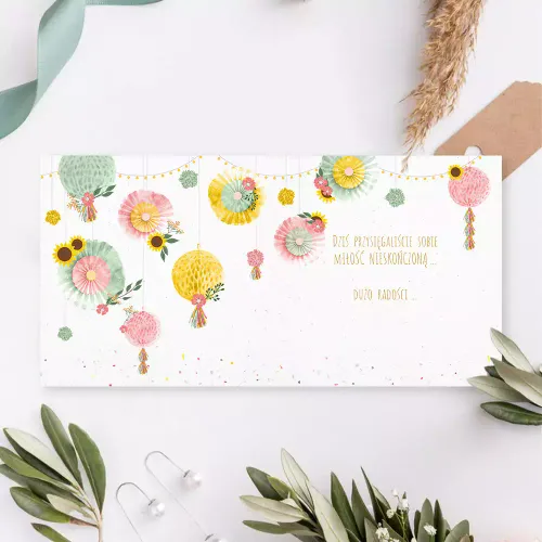 Karnet Kwadratowy Ślubny, Państwo Młodzi na Arena.pl