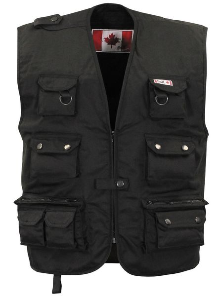KAMIZELKA KANADYJSKA czarna zdjęcie 1