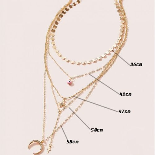 długi naszyjnik multi  n759 na Arena.pl