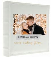 DUŻY Album ślubny na zdjęcia z NADRUKIEM 500 zdjęć