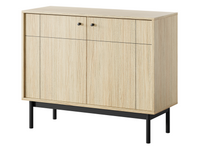 Nowoczesna Komoda 2D 103 cm Dąb Linea JAPI PS - 2 Kolory