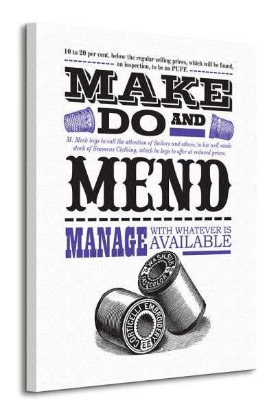 Asintended (Make Do And Mend) - Obraz na płótnie zdjęcie 1