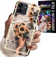 ETUI DO XIAOMI REDMI 13C 4G - KWIATISTY WZÓR SŁONECZNIK SŁONECZNIKI