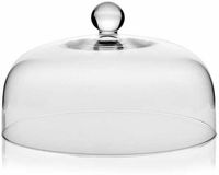 KROSNO Home klosz szklany osłona POKRYWA na ciasta sery owoce Ø 26cm