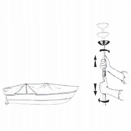 PODPORA PLANDEKI TELESKOPOWA 66-102 CM na Arena.pl