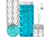 Nawilżacz powietrza lampka nocna led 2w1 dyfuzor wielokolorowy efekt róży