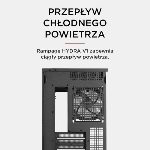 Obudowa Rampage Hydra V1 ARGB Black na Arena.pl