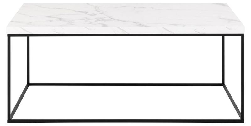 Stolik Barossa 110x55cm biały marmur zdjęcie 3