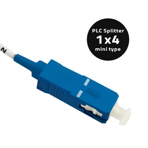 Qoltec Splitter 1x4 | SC/PC - SC/PC | G.657A | Singlemode | 0.9 mm na Arena.pl