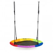 HUŚTAWKA OGRODOWA GNIAZDO 100CM WIELOKOLOROWA 150KG ECOTOYS