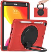 Etui do iPad 9/8/7 10.2" z Podstawką i Miejscem na Rysik Czerwone
