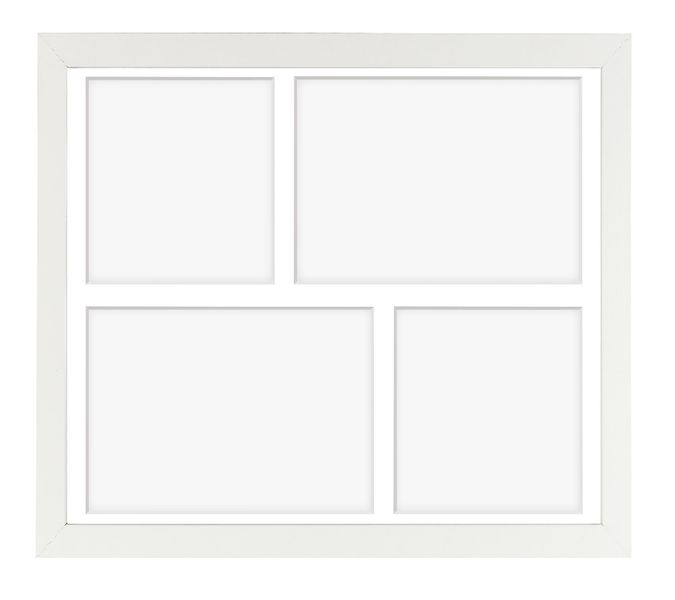 Ramka na 4 zdjęcia Hekla 24x30x4 foto galeria biały 1szt. zdjęcie 2