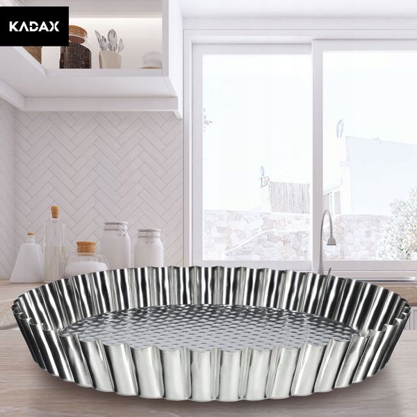 BLACHA OKRĄGŁA FORMA DO PIECZENIA TARTY CIAST 22cm zdjęcie 3