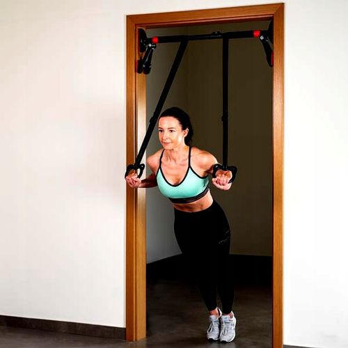 REGULOWANY DRĄŻEK ROZPOROWY DO ĆWICZEŃ PODCIĄGANIA + AKCESORIA na Arena.pl