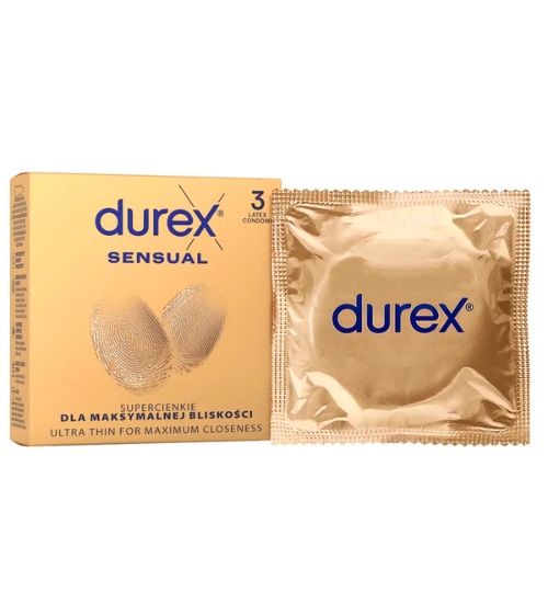 Supercienkie Durex Sensual 3szt. zdjęcie 2