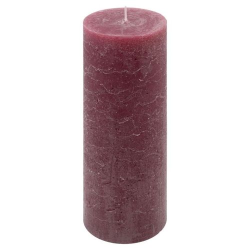 Zestaw świec rustykalnych, 20 cm, Ø 7,5 cm, bordowy, 4 szt. na Arena.pl