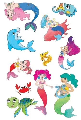 Kolorowanka Z Tatuażami. Syrenki na Arena.pl