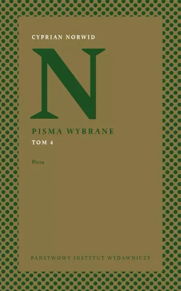 Proza. Pisma wybrane. Tom 4 zdjęcie 1