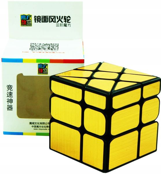 ORYGINALNA KOSTKA RUBIKA Mirror Wind Gold 3x3x3 zdjęcie 4