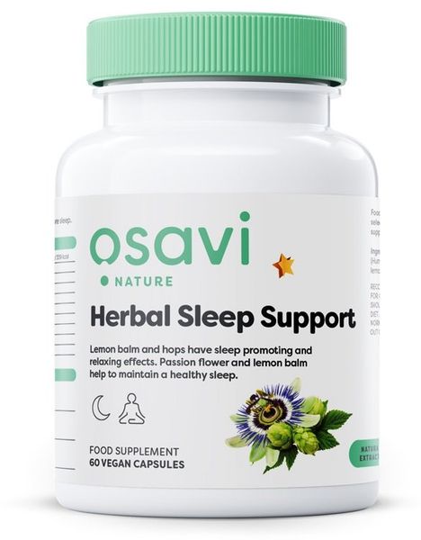 Osavi Herbal Sleep Support (Melatonin Free) - 60 kaps. zdjęcie 1